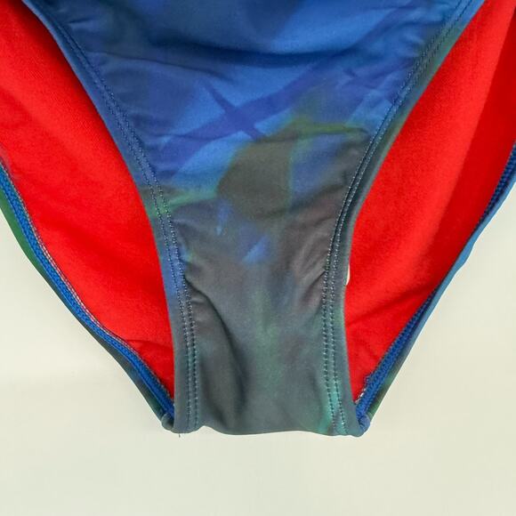 NWT Hot Topic X Disney The Little Mermaid Bikini Bottom Sz XL Blue Ariel Ruffled - Picture 4 of 10